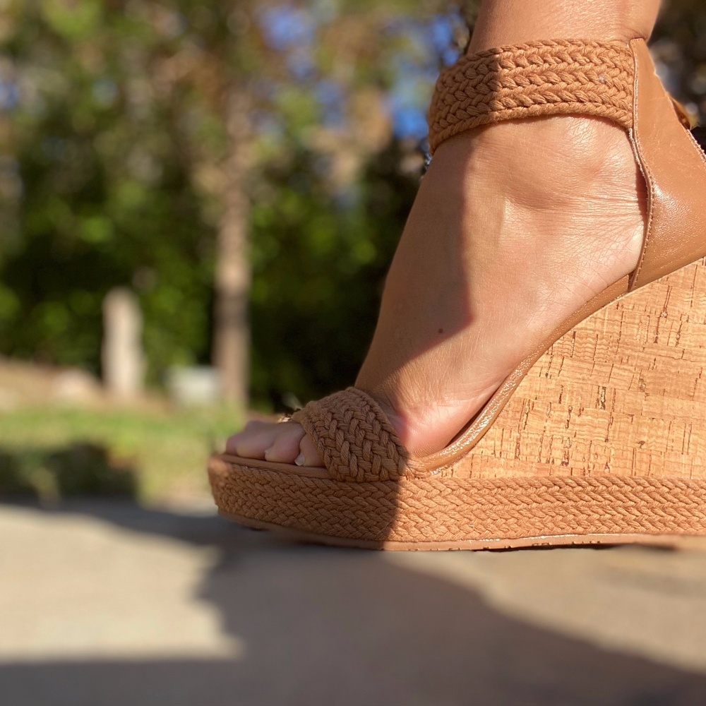 Woven Cork 4" Wedge